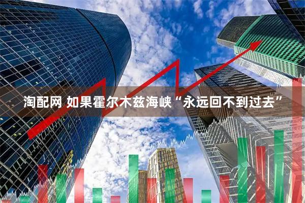 淘配网 如果霍尔木兹海峡“永远回不到过去”