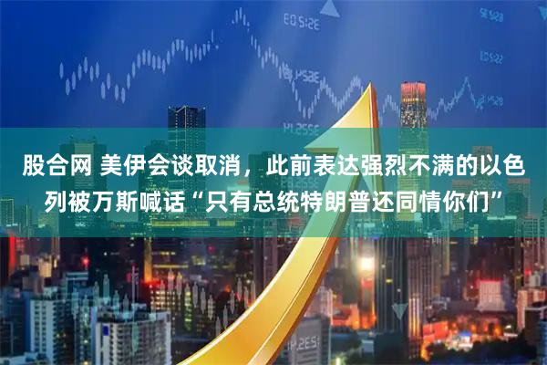 股合网 美伊会谈取消，此前表达强烈不满的以色列被万斯喊话“只有总统特朗普还同情你们”