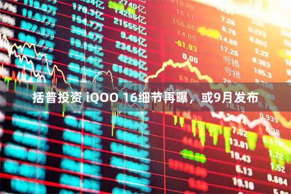 括普投资 iQOO 16细节再曝，或9月发布